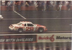 1985 Cale Yarborough Car at the 1985 Champion Spark Plug 400