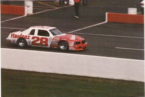 1986 Cale Yarborough Car at the 1986 Champion Spark Plug 400