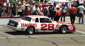 Cale Yarborough at the 1983 Van Scoy 500